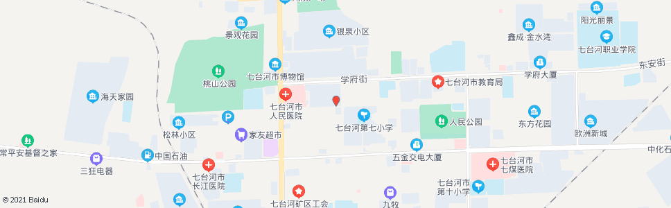 七台河黑仔书屋_公交站地图_七台河公交_妙搜公交查询2024