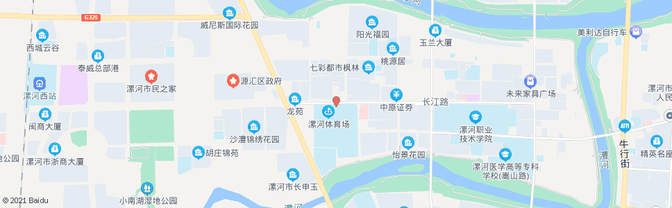 漯河市体育馆_公交站地图_漯河公交_妙搜公交查询2024