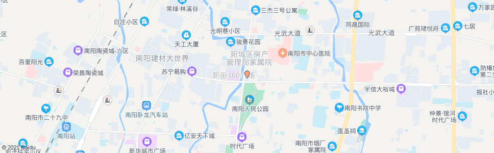 南阳丽都花园酒店(东)_公交站地图_南阳公交_妙搜公交查询2024