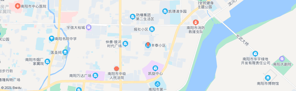 南阳丰泰小区_公交站地图_南阳公交_妙搜公交查询2024