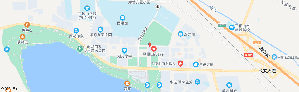 平顶山祥云公园(市政大厦北门)_公交站地图_平顶山公交_妙搜公交查询2024