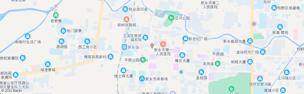 新乡口腔医院(平原商场)_公交站地图_新乡公交_妙搜公交查询2024