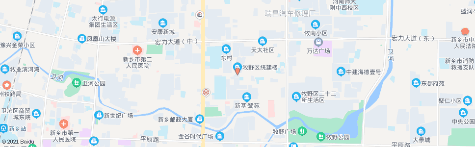 新乡东海市场_公交站地图_新乡公交_妙搜公交查询2024