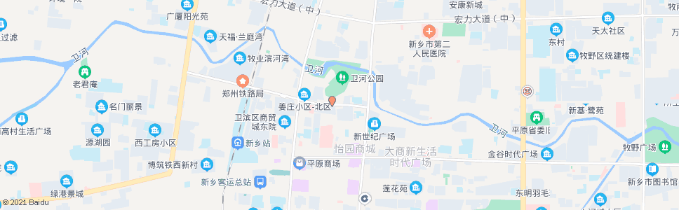 新乡中同路一横街口_公交站地图_新乡公交_妙搜公交查询2024