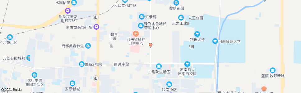 新乡市军干所_公交站地图_新乡公交_妙搜公交查询2025