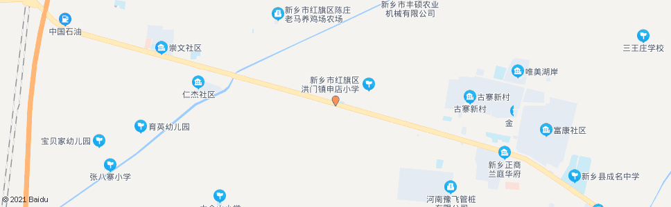 新乡申店_公交站地图_新乡公交_妙搜公交查询2024