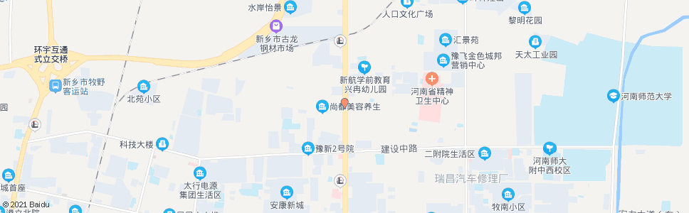 新乡杨岗北_公交站地图_新乡公交_妙搜公交查询2024