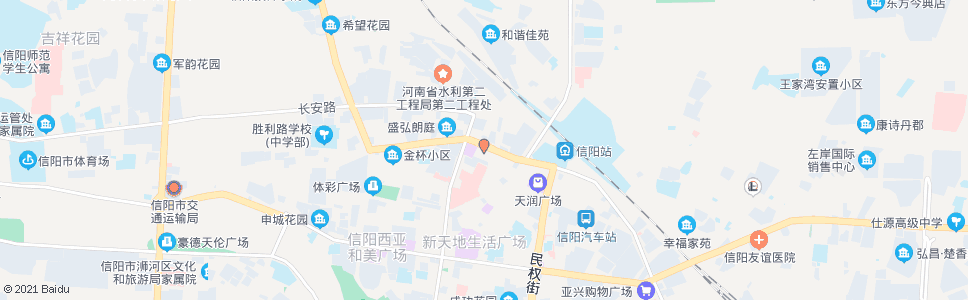 信阳上海商场_公交站地图_信阳公交_妙搜公交查询2024