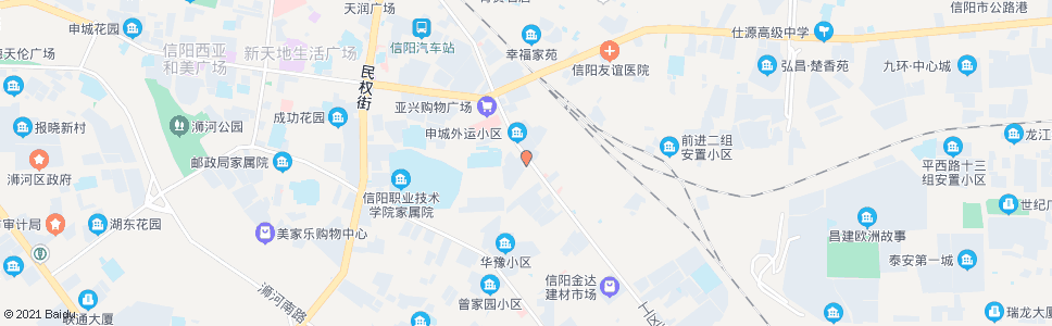 信阳区食品公司_公交站地图_信阳公交_妙搜公交查询2024