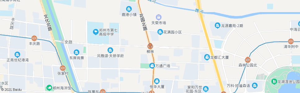 郑州三全路柳林站_公交站地图_郑州公交_妙搜公交查询2024