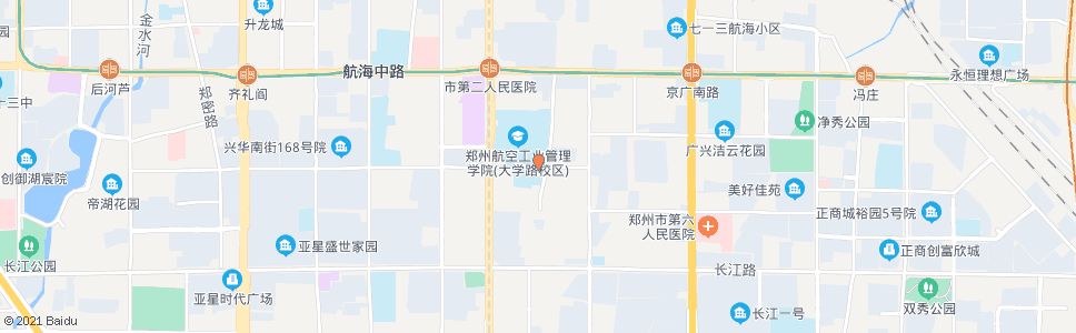 郑州建云路长江路_公交站地图_郑州公交_妙搜公交查询2024