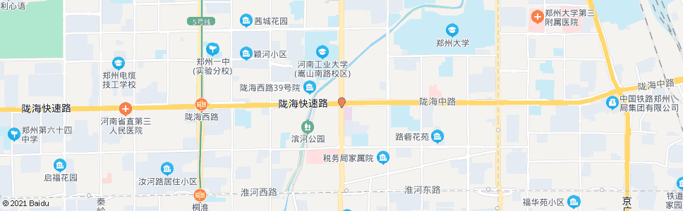 郑州嵩山路陇海路_公交站地图_郑州公交_妙搜公交查询2024