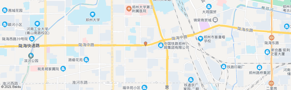 郑州陇海路庆丰街(BRT)_公交站地图_郑州公交_妙搜公交查询2024