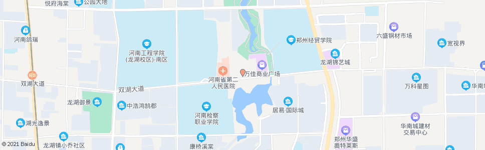 郑州双湖大道高坡岩_公交站地图_郑州公交_妙搜公交查询2024