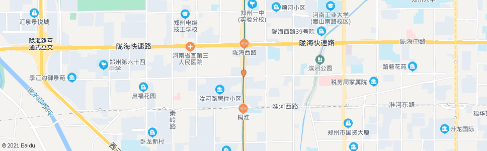 郑州桐柏路汝河路_公交站地图_郑州公交_妙搜公交查询2024