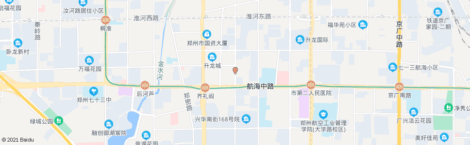 郑州兴华街航海路_公交站地图_郑州公交_妙搜公交查询2024