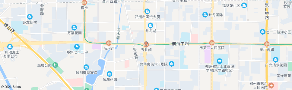 郑州郑密路齐礼阎_公交站地图_郑州公交_妙搜公交查询2024