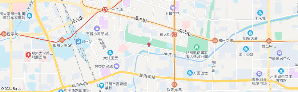 郑州南大街城南路_公交站地图_郑州公交_妙搜公交查询2024