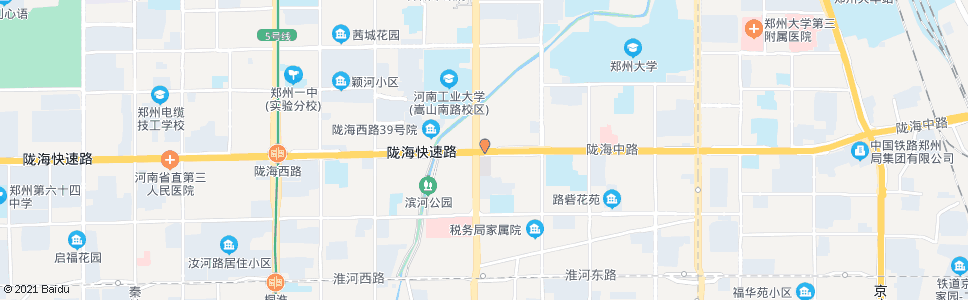 郑州陇海路嵩山路(BRT)_公交站地图_郑州公交_妙搜公交查询2024