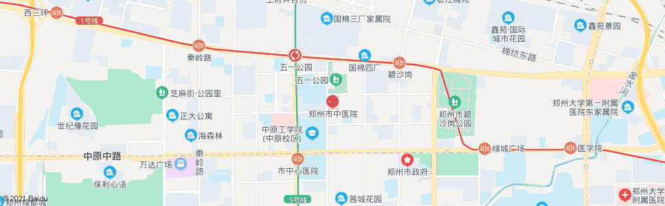 郑州市中医院站_公交站地图_郑州公交_妙搜公交查询2024