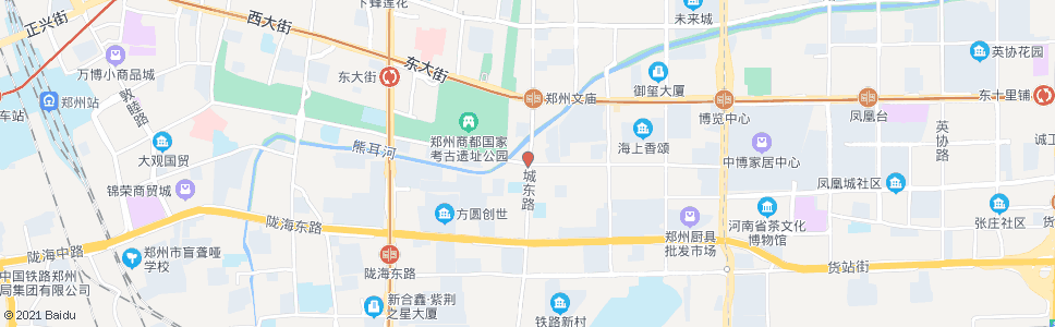 郑州凤凰路城东路_公交站地图_郑州公交_妙搜公交查询2024