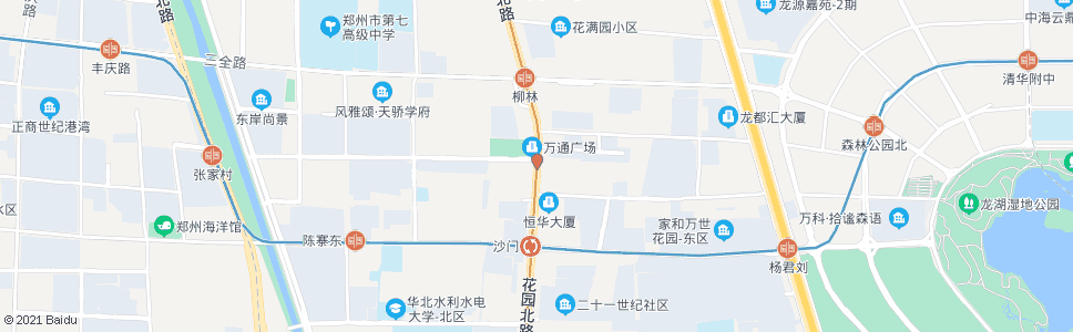 郑州花园路沙门村站_公交站地图_郑州公交_妙搜公交查询2024