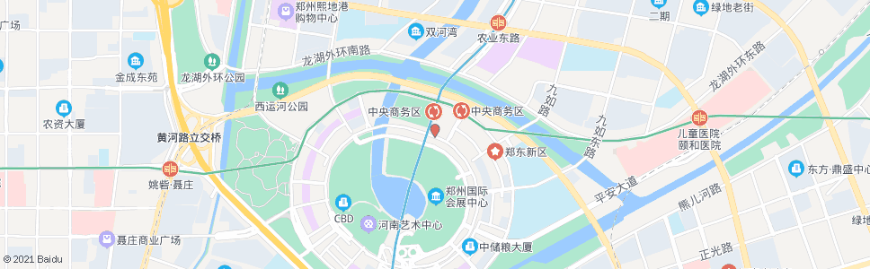 郑州商务内环路商务东一街_公交站地图_郑州公交_妙搜公交查询2024