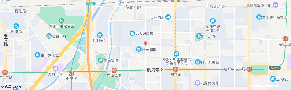 郑州经开第一大街经北二路_公交站地图_郑州公交_妙搜公交查询2024