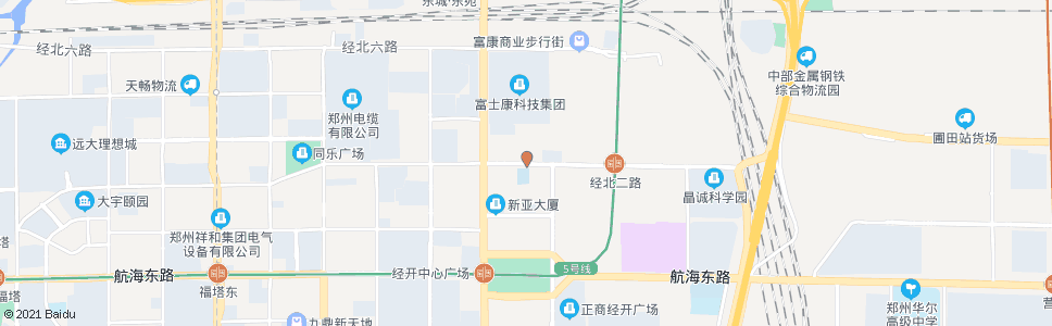 郑州经北二路经开第九大街_公交站地图_郑州公交_妙搜公交查询2024