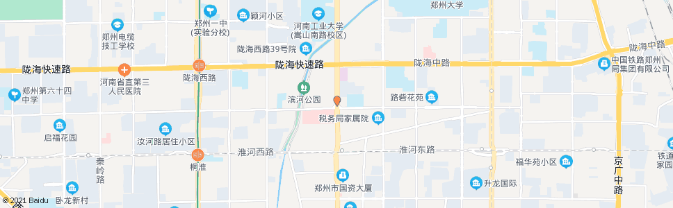 郑州嵩山路汝河路站_公交站地图_郑州公交_妙搜公交查询2024