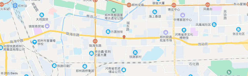 郑州城东路陇海路_公交站地图_郑州公交_妙搜公交查询2024