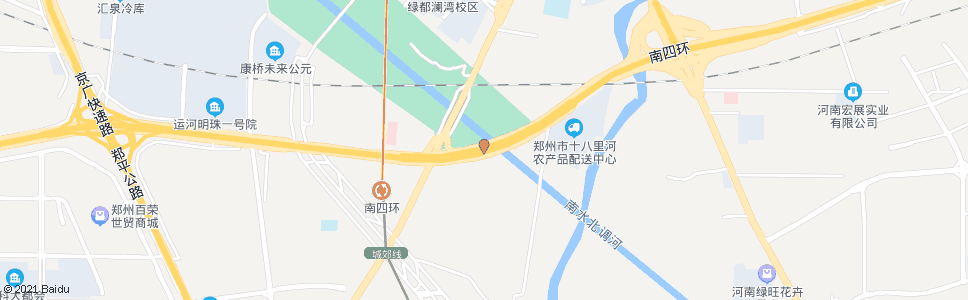 郑州南四环G107_公交站地图_郑州公交_妙搜公交查询2024