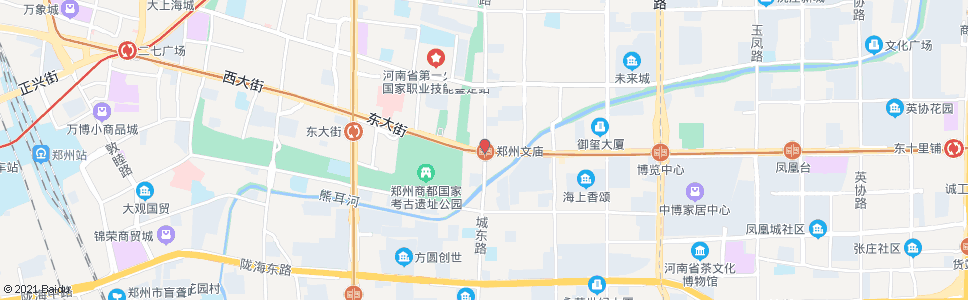 郑州城东路东大街_公交站地图_郑州公交_妙搜公交查询2024