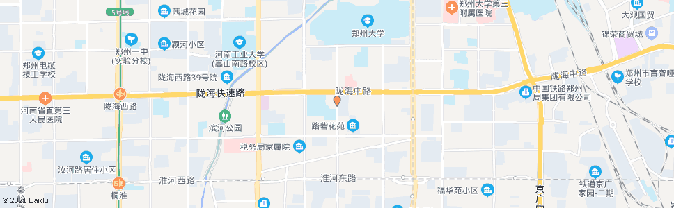 郑州陇海路淮北街(BRT)_公交站地图_郑州公交_妙搜公交查询2024