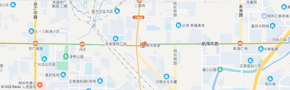 郑州航海路新郑路站_公交站地图_郑州公交_妙搜公交查询2024