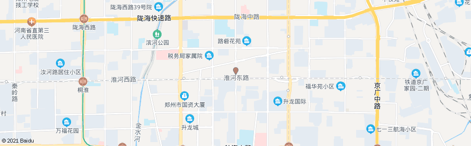 郑州淮南街淮河路_公交站地图_郑州公交_妙搜公交查询2024