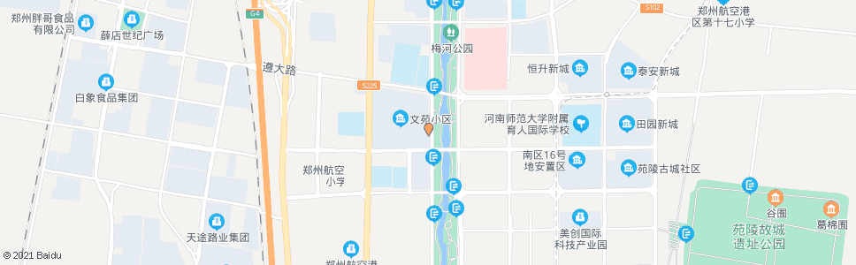 郑州新港八路梅河西路_公交站地图_郑州公交_妙搜公交查询2024