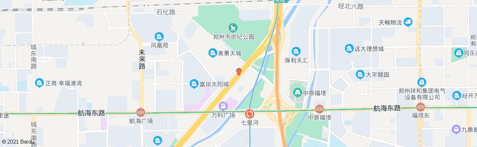 郑州中州大道石化路站_公交站地图_郑州公交_妙搜公交查询2024