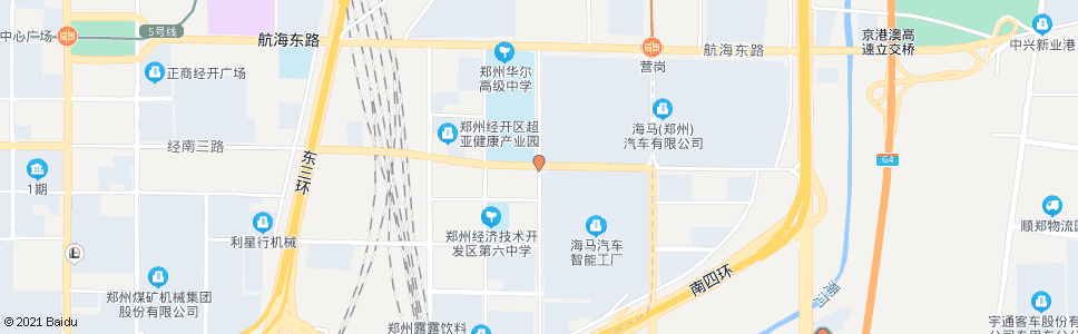 郑州经南三路经开第十五大街_公交站地图_郑州公交_妙搜公交查询2024