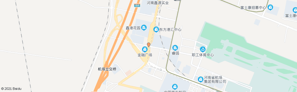 郑州空港二路四港联动大道_公交站地图_郑州公交_妙搜公交查询2024