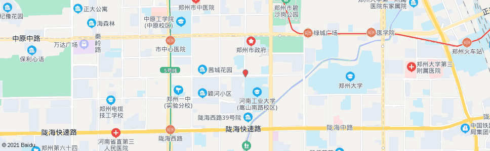 郑州伊河路百花里路站_公交站地图_郑州公交_妙搜公交查询2024