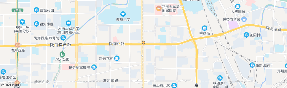 郑州陇海路大学路_公交站地图_郑州公交_妙搜公交查询2024