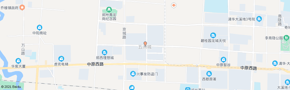 郑州五洲城_公交站地图_郑州公交_妙搜公交查询2024