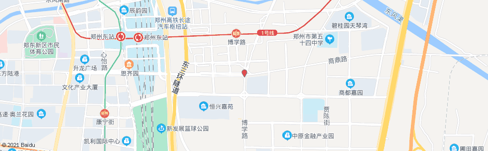 郑州商鼎路博学路_公交站地图_郑州公交_妙搜公交查询2024