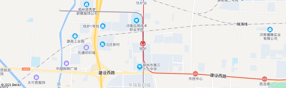 郑州铁炉站_公交站地图_郑州公交_妙搜公交查询2024