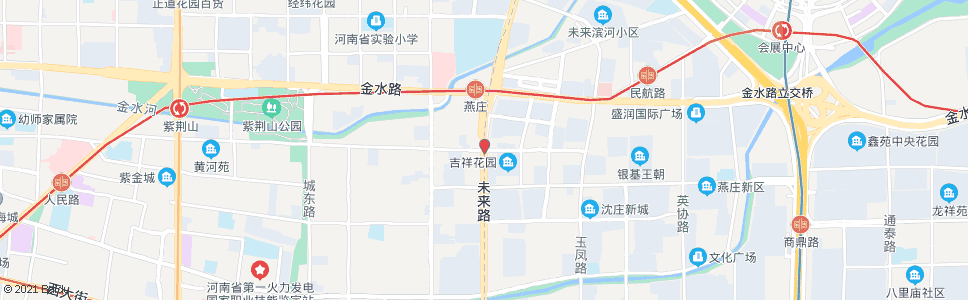 郑州顺河路未来路_公交站地图_郑州公交_妙搜公交查询2024