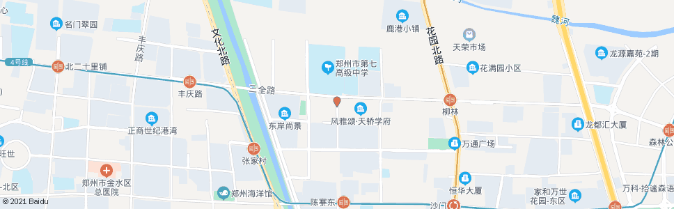 郑州沙门西路三全路_公交站地图_郑州公交_妙搜公交查询2024