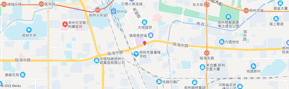 郑州一马路陇海路站_公交站地图_郑州公交_妙搜公交查询2024