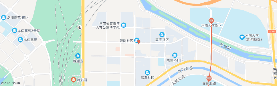 郑州育翔路博学路_公交站地图_郑州公交_妙搜公交查询2024