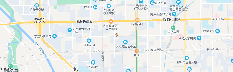 郑州世纪联华汝河店_公交站地图_郑州公交_妙搜公交查询2024